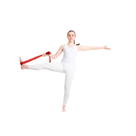 Sangle publicitaire yoga RPET Virabha