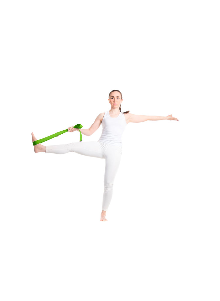 Sangle publicitaire yoga RPET Virabha