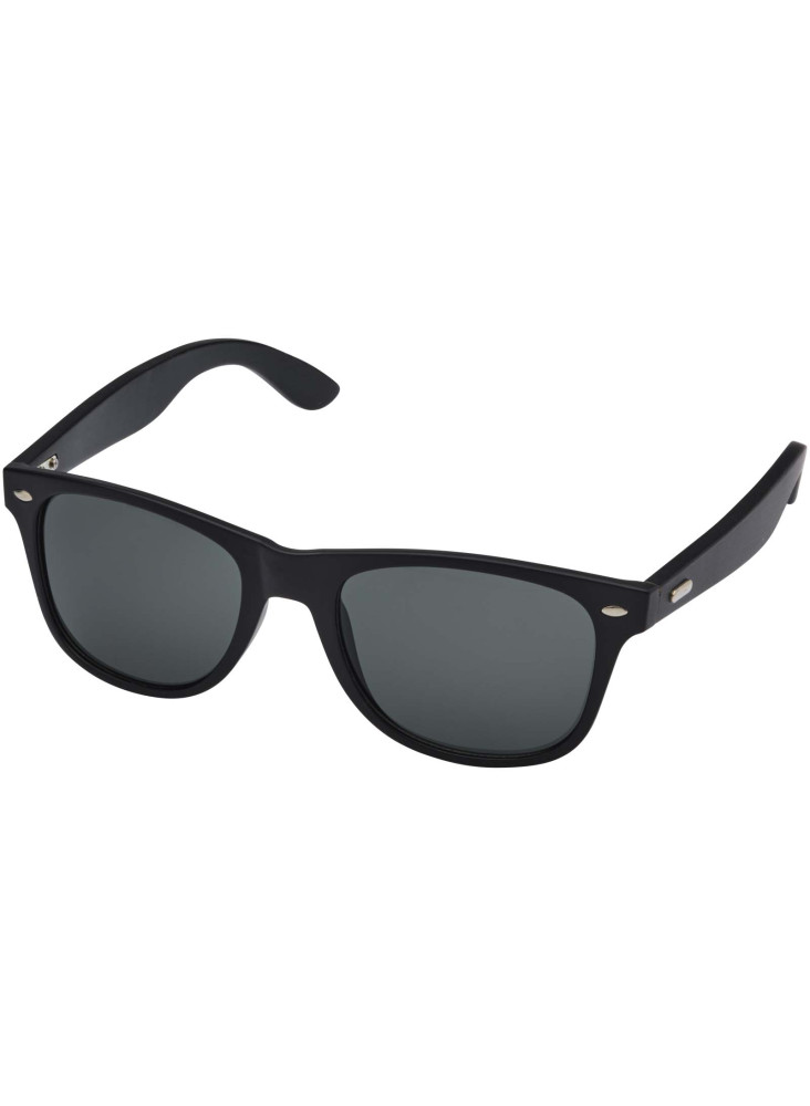 Lunettes de soleil Arlo en bambou avec revêtement noir