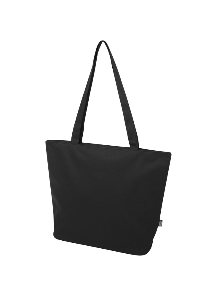 Sac shopping publicitaire Panama zippé recyclé GRS 20 L