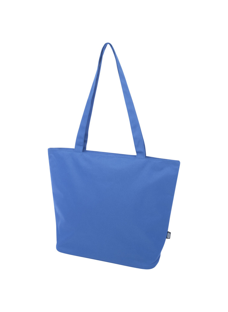 Sac shopping publicitaire Panama zippé recyclé GRS 20 L