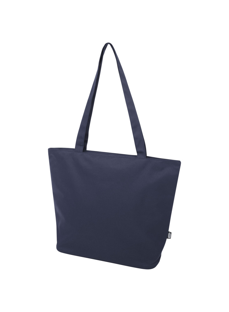 Sac shopping publicitaire Panama zippé recyclé GRS 20 L