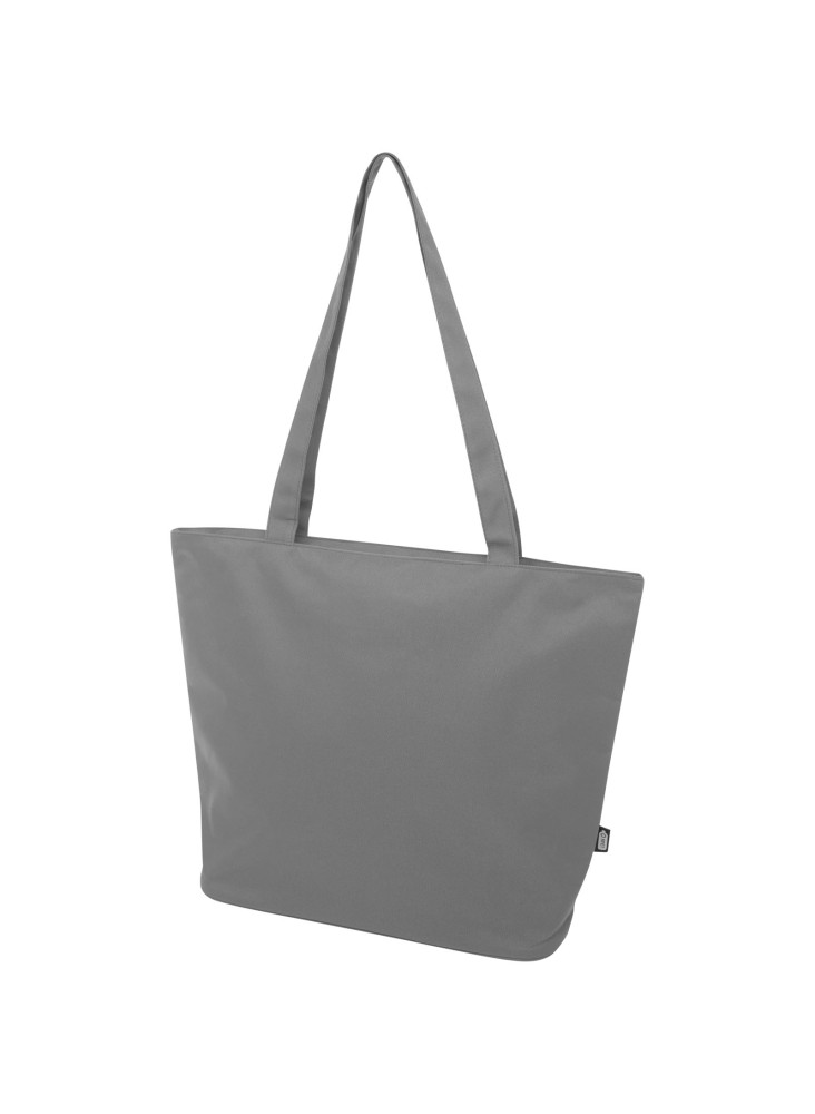 Sac shopping publicitaire Panama zippé recyclé GRS 20 L