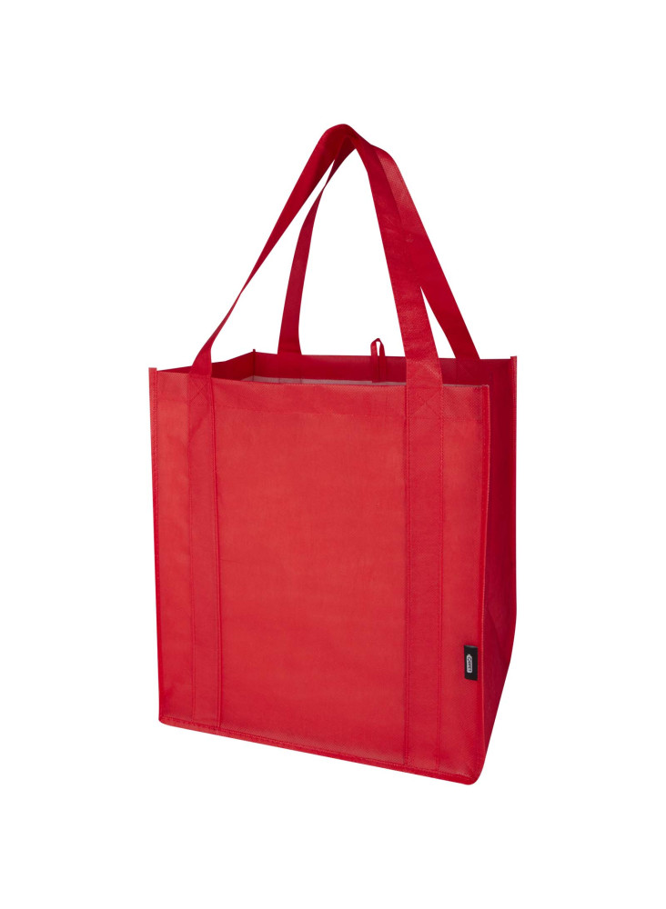 Sac shopping publicitaire Liberty à fond rigide recyclé GRS 29 L