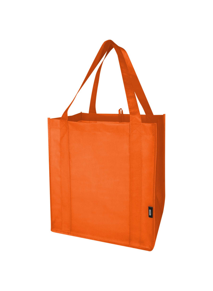 Sac shopping publicitaire Liberty à fond rigide recyclé GRS 29 L