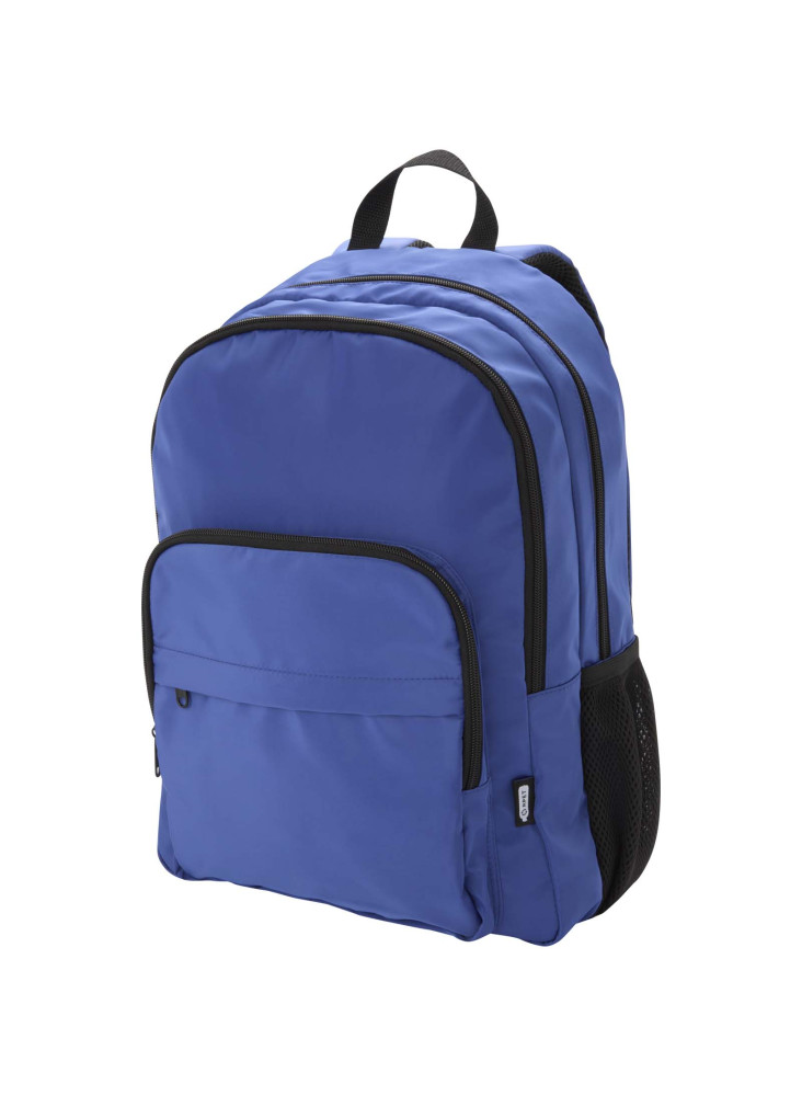 Sac publicitaire a dos ordinateur 15'' Trend Plus recyclé certifié GRS de 20L