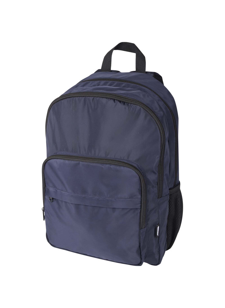 Sac publicitaire a dos ordinateur 15'' Trend Plus recyclé certifié GRS de 20L