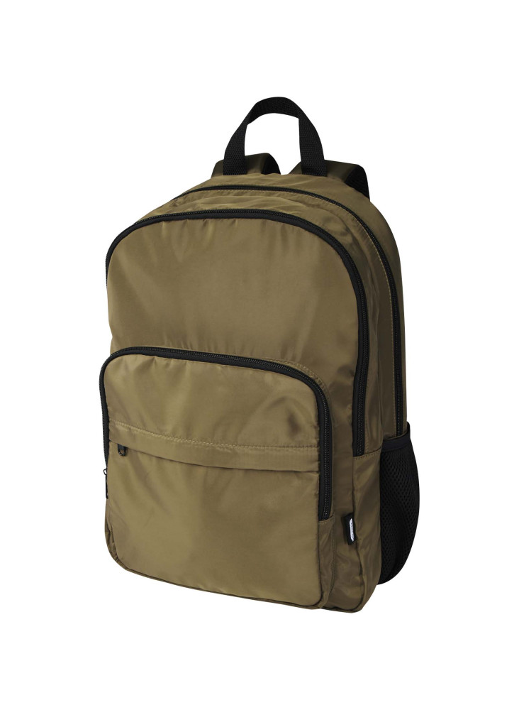 Sac publicitaire a dos ordinateur 15'' Trend Plus recyclé certifié GRS de 20L
