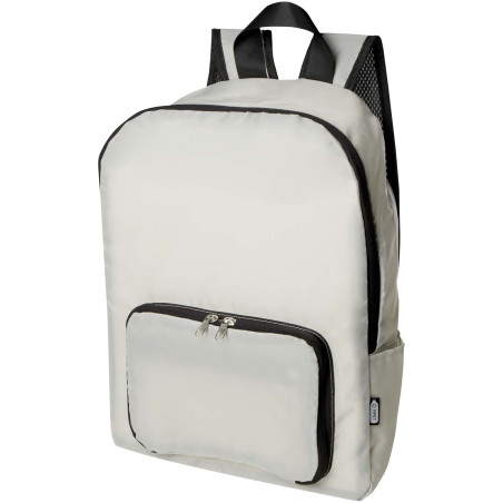Sac à dos publicitaire pliable en RPET EcoFold 15 L