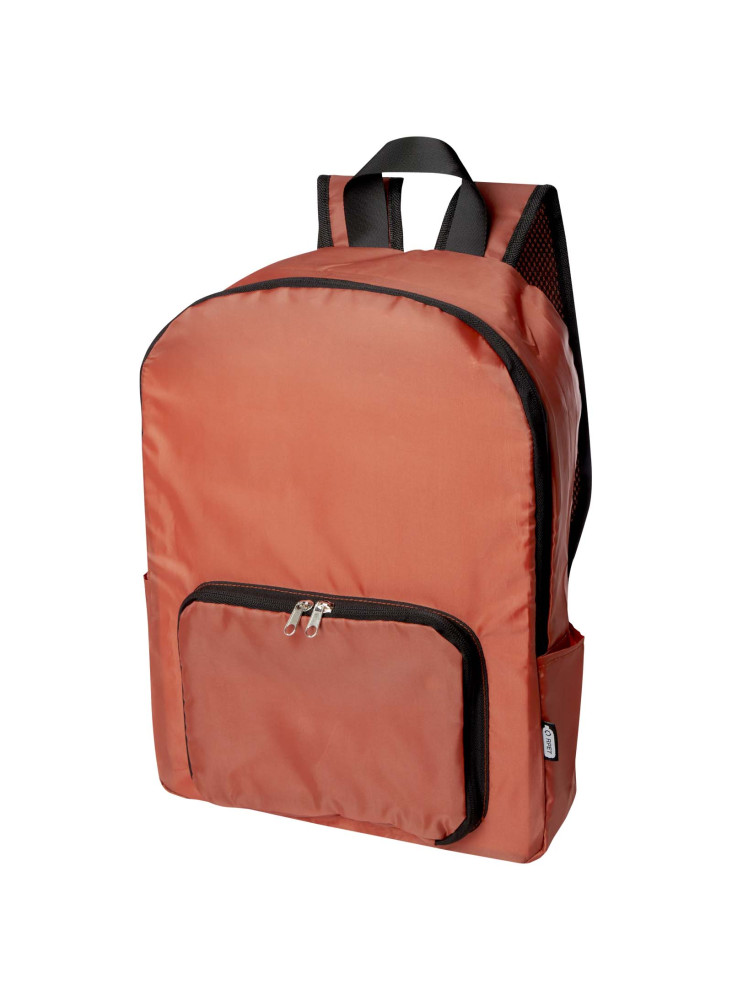 Sac à dos publicitaire pliable en RPET EcoFold 15 L