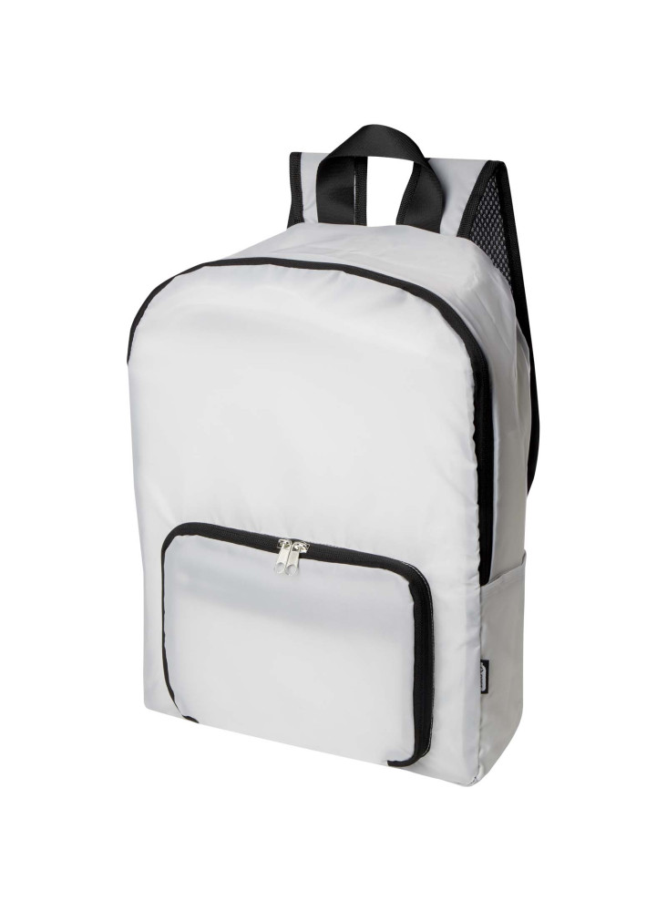 Sac à dos publicitaire pliable en RPET EcoFold 15 L