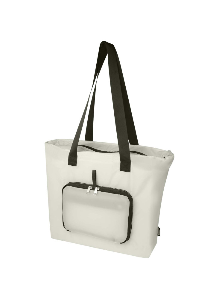 Sac shopping publicitaire pliable EcoFold en RPET 16 L
