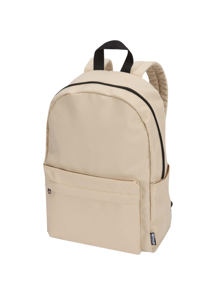 Sac publicitaire a dos ordinateur Byron de 16 L et 14" en matériaux recyclés certifiés GRS