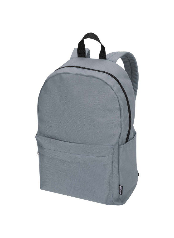Sac publicitaire a dos ordinateur Byron de 16 L et 14" en matériaux recyclés certifiés GRS