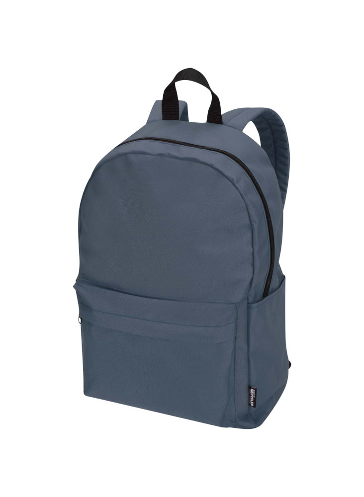 Sac publicitaire a dos ordinateur Byron de 16 L et 14" en matériaux recyclés certifiés GRS