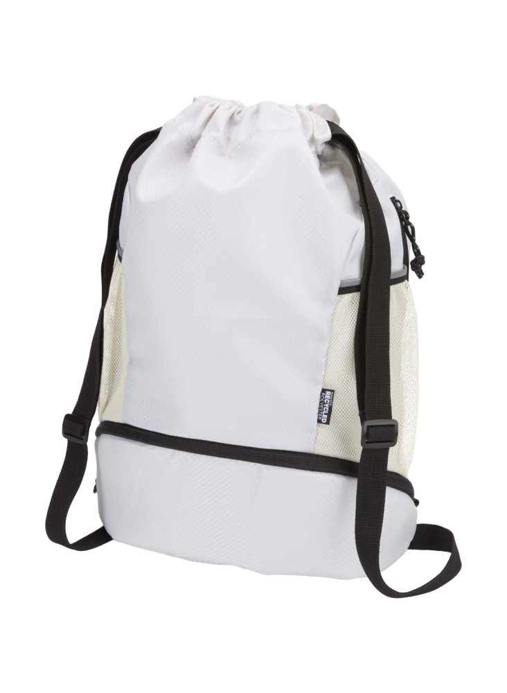 Sac de sport publicitaire à cordon en matériaux recyclés 18 L