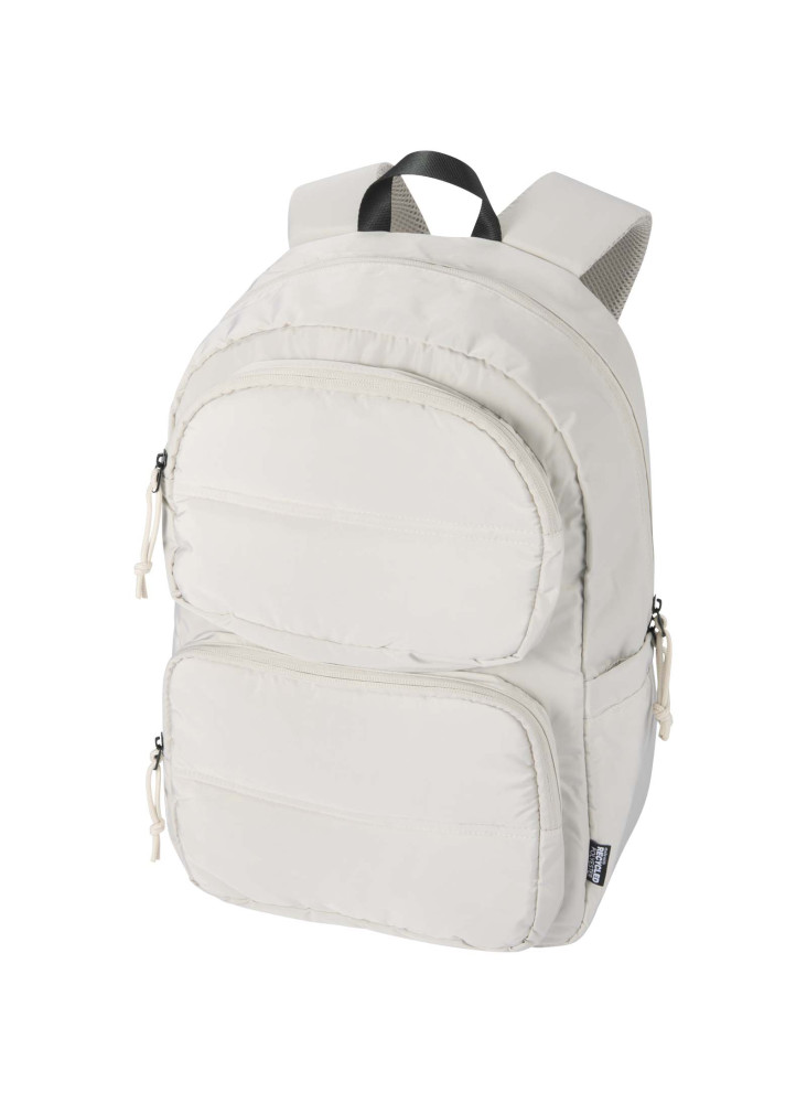 Sac à dos pour ordinateur portable Puffer de 15,6" recyclé et certifié GRS, de15 L