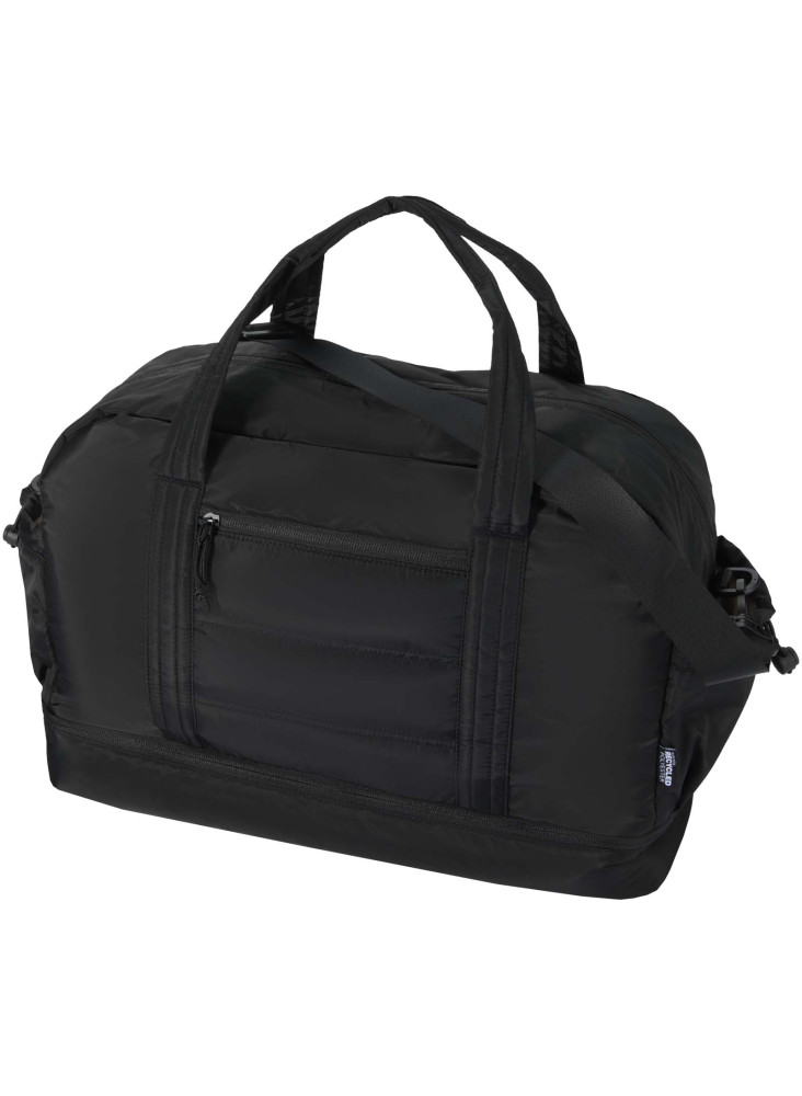 Sac de voyage Puffer recyclé certifié GRS avec fond isolé de 30 L