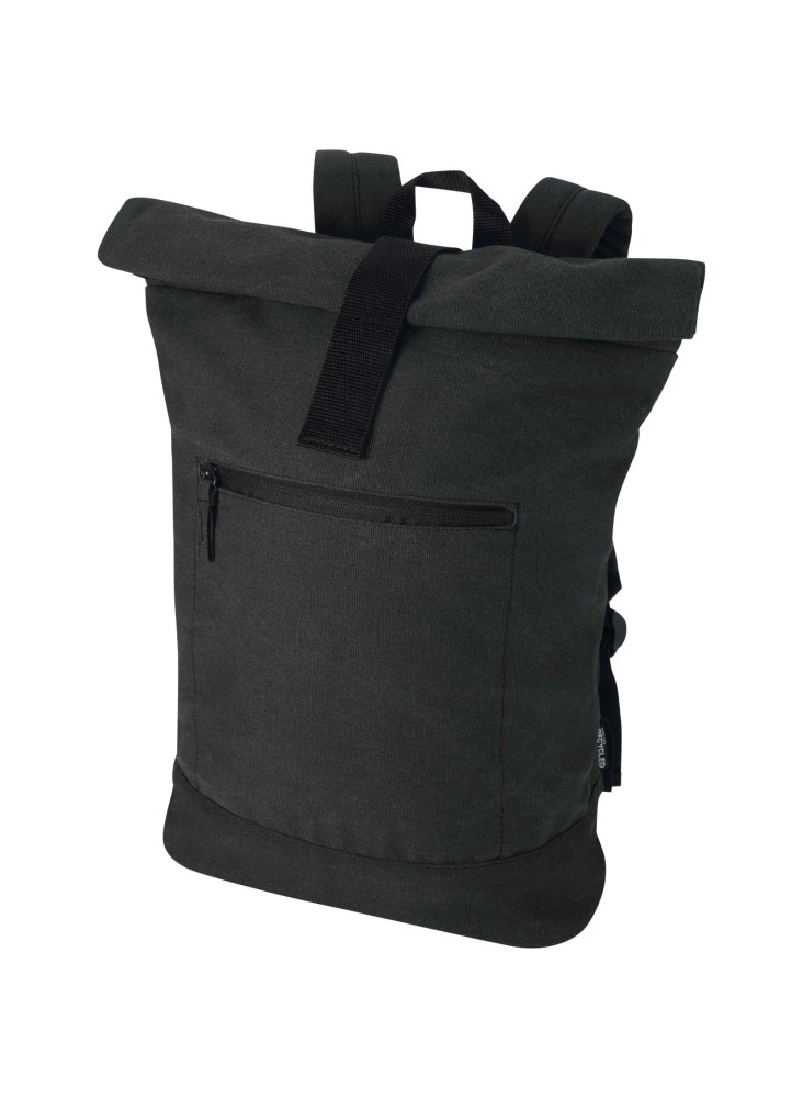 Sac à dos publicitaire rolltop en toile recyclée Recanvas 16 L