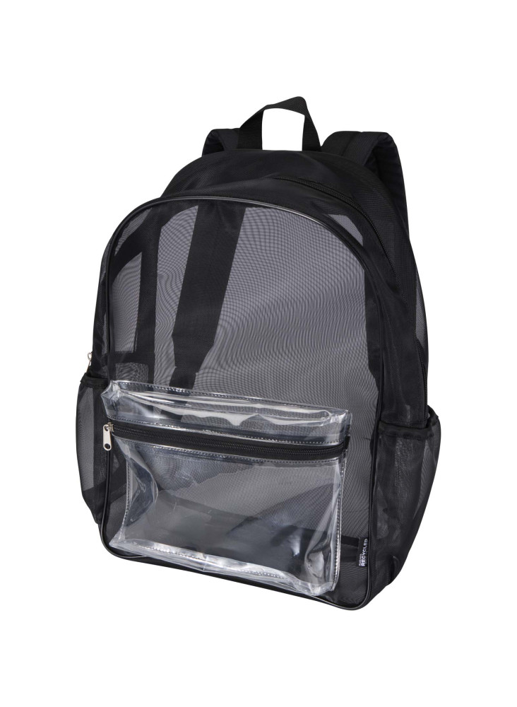 Sac à dos publicitaire en maille recyclée Mesh 18 L