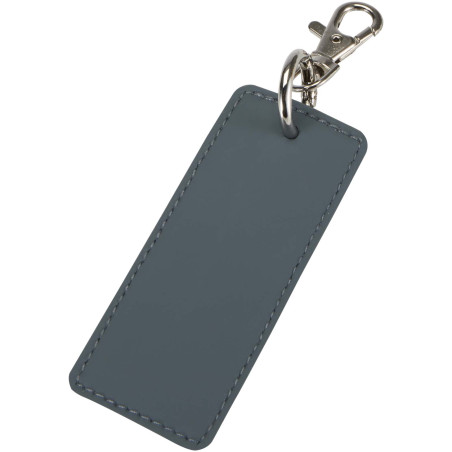 Porte-clés rectangulaire à breloques en matériaux recyclés certifié GRS Resi Plus