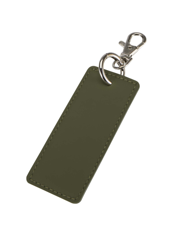 Porte-clés rectangulaire publicitaire recyclé GRS Resi Plus