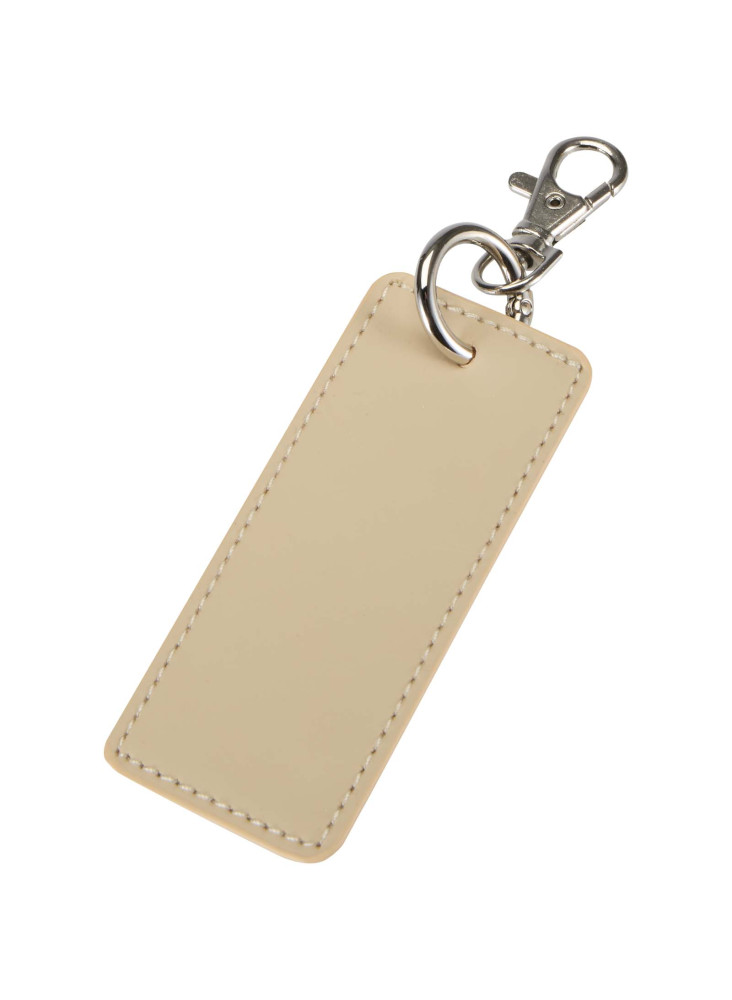 Porte-clés rectangulaire publicitaire recyclé GRS Resi Plus
