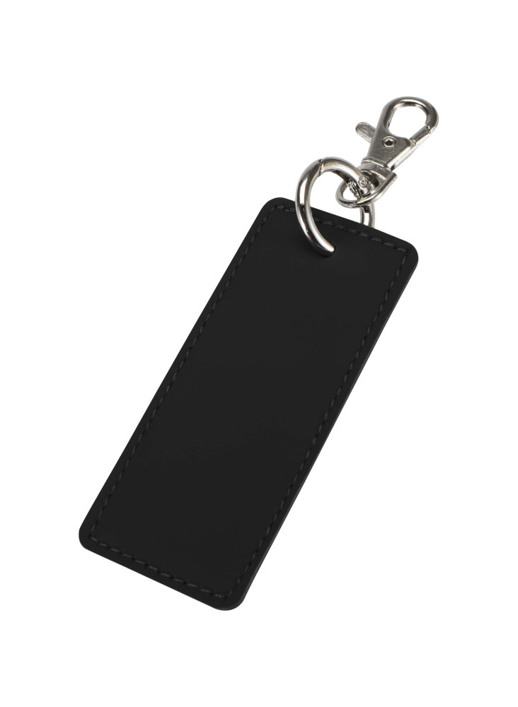 Porte-clés rectangulaire publicitaire recyclé GRS Resi Plus