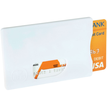 Porte-cartes publicitaire RFID