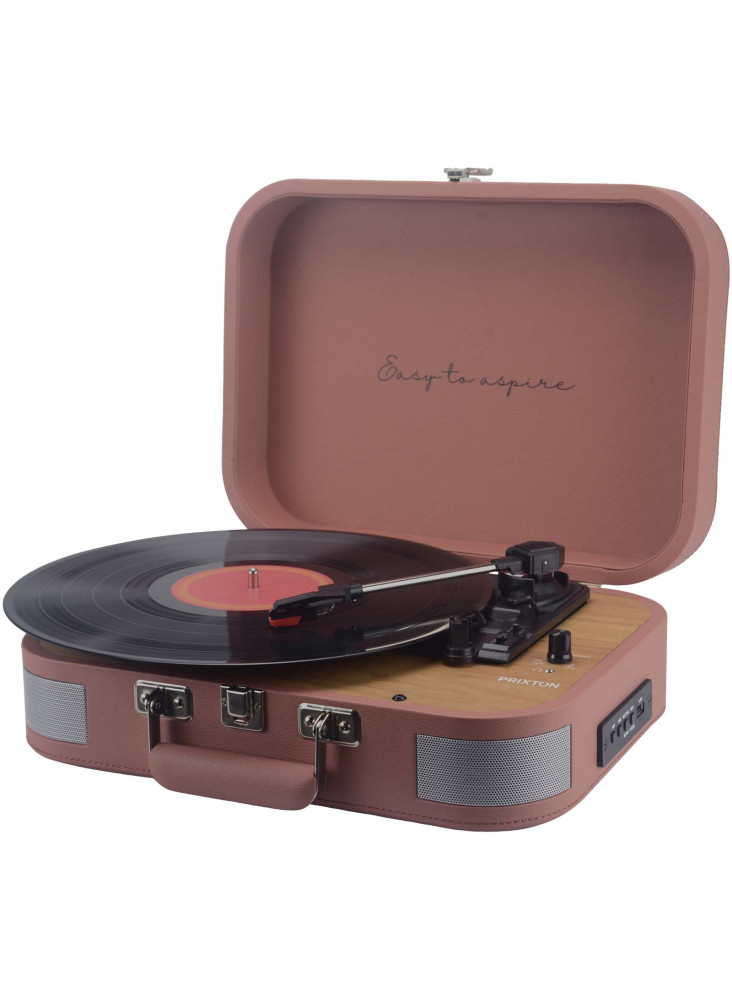 Tourne-disque publicitaire Bluetooth mallette Prixton VC600