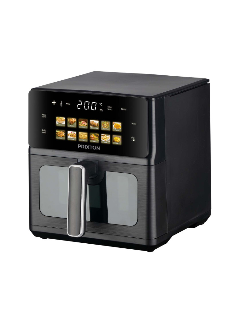 Friteuse à air publicitaire double chauffe 6L Prixton Cook Organics