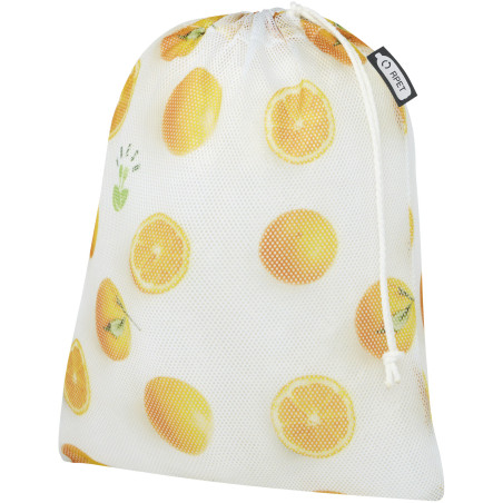 Sac de courses publicitaire en polyester recyclé 25 x 32 cm