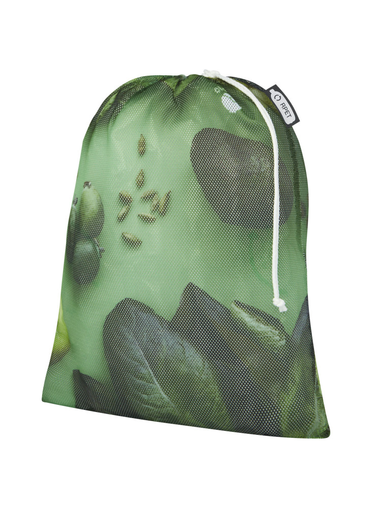 Sac de courses publicitaire en polyester recyclé 30 x 41 cm