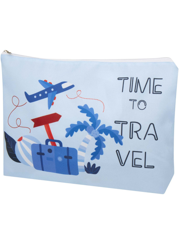 Trousse de voyage publicitaire en RPET Ayla - grand modèle