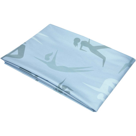 Serviette publicitaire legere Daisy avec impression par sublimation de 70 x 140 cm