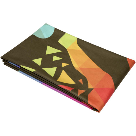 Serviette publicitaire legere Haldi en RPET avec impression par sublimation de 70x140 cm