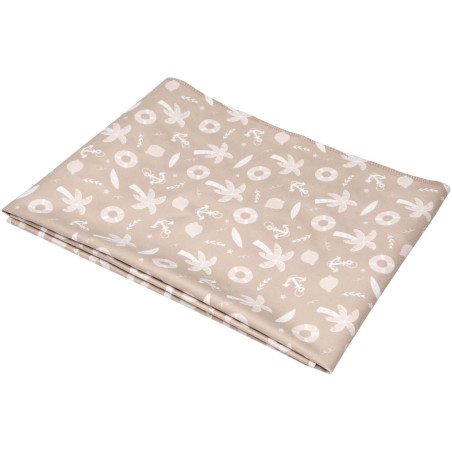Serviette publicitaire legere Floret avec impression par sublimation de 50 x 100 cm