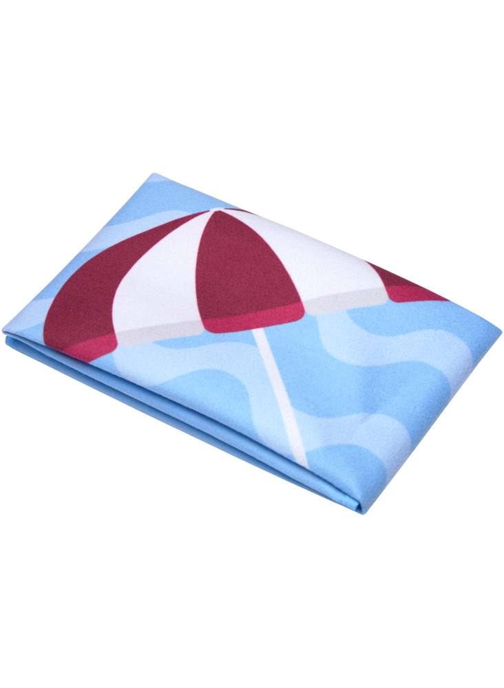 Serviette publicitaire legere Kousa avec impression par sublimation de 30 x 50 cm