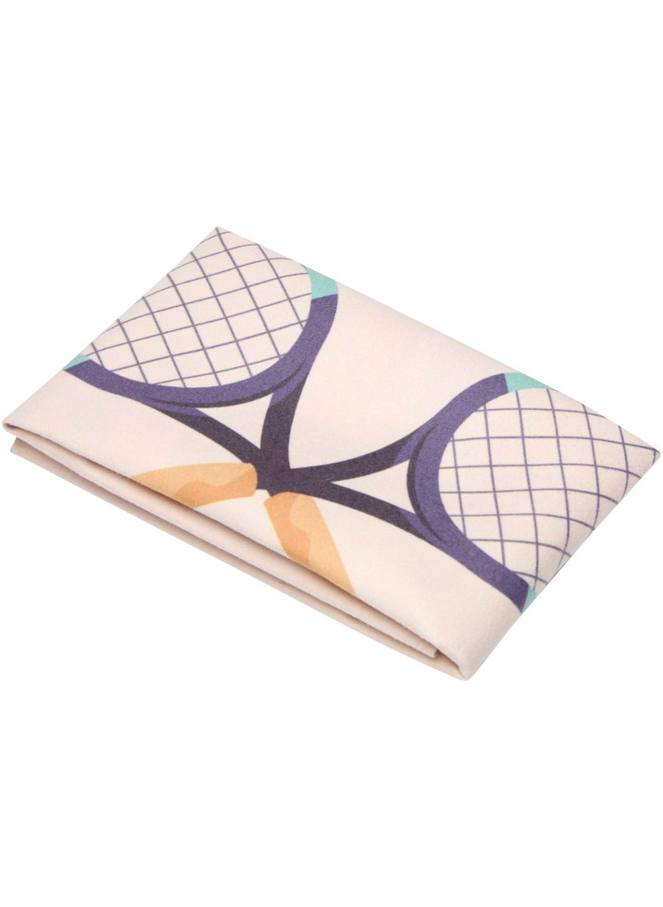 Serviette publicitaire legere Juni en RPET avec impression par sublimation de 30 x 50 cm
