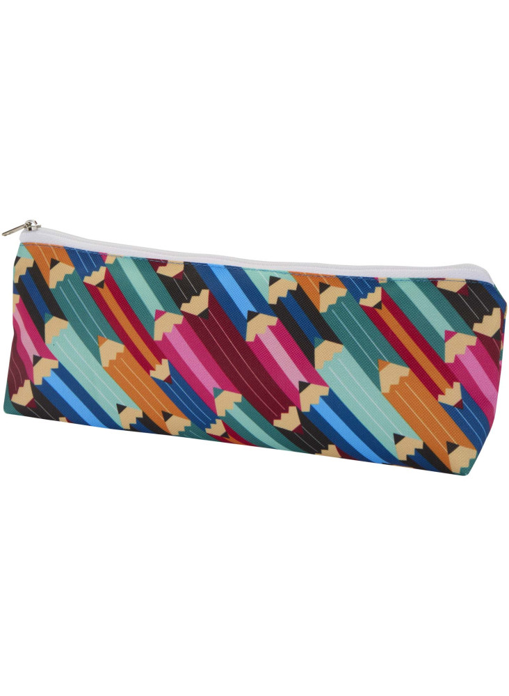 Trousse à crayons Ekki en RPET avec impression par sublimation