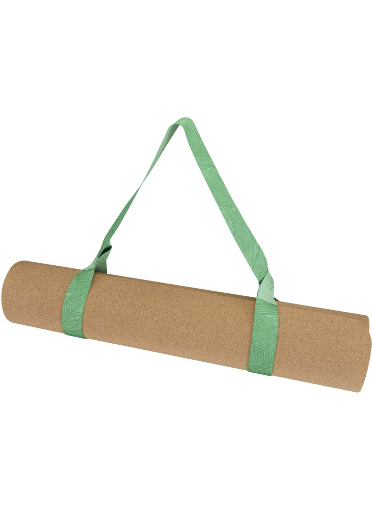 Sangle publicitaire tapis de yoga RPET Uni