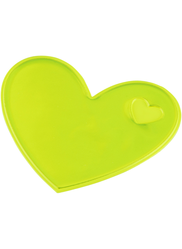Autocollant réfléchissant publicitaire coeur RFX S-12