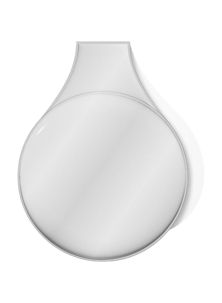 Aimant réfléchissant publicitaire petit rond TPU RFX M-10