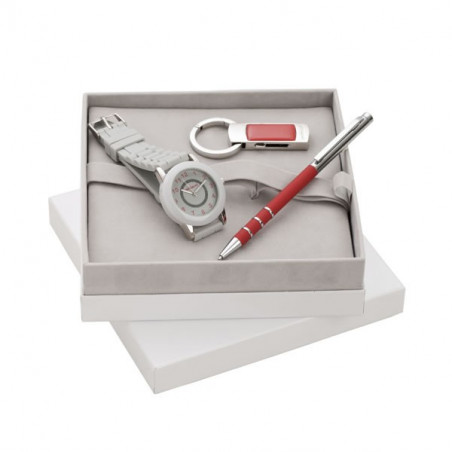 Montre & Stylo & Clé USB Cacharel