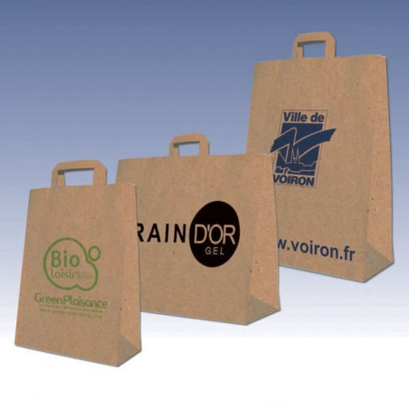 Sac Kraft Anses Plate publicitaire