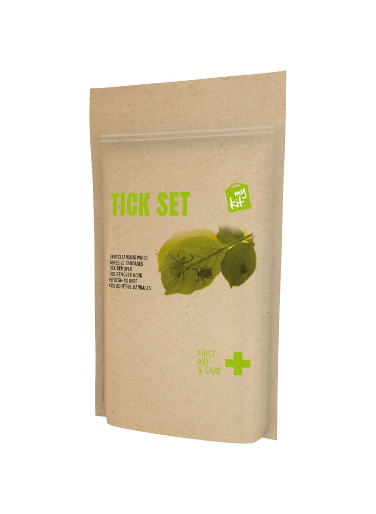Kit publicitaire anti-tiques pochette papier MyKit