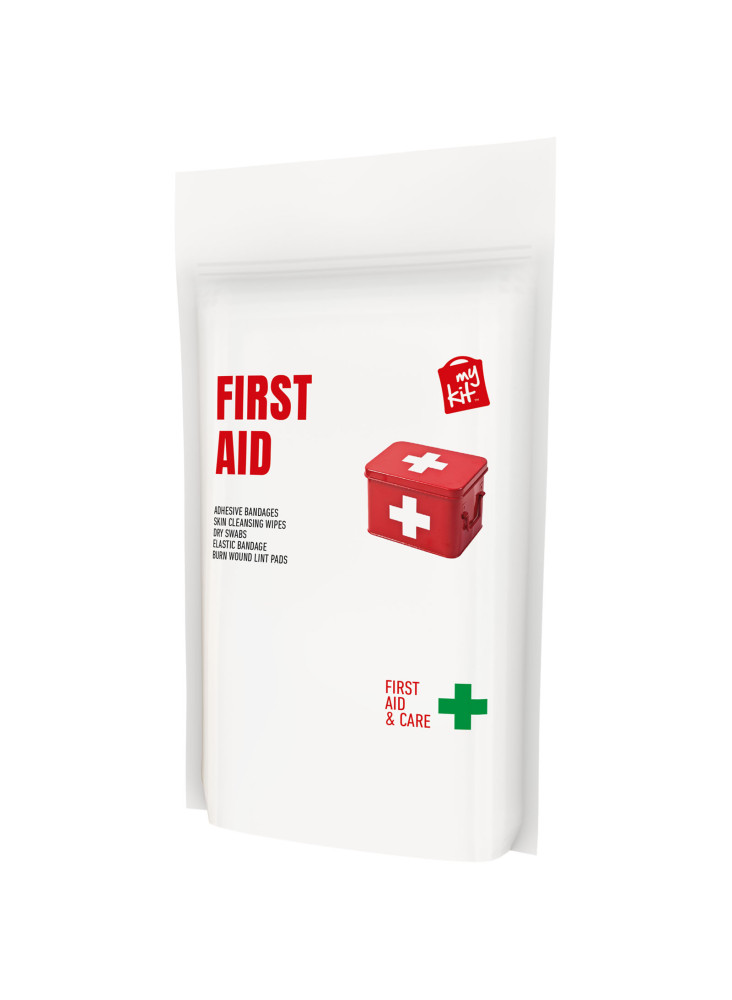 Kit publicitaire premiers secours pochette papier MyKit