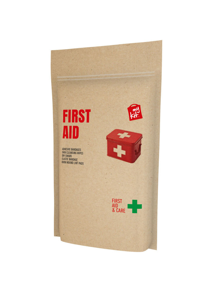 Kit publicitaire premiers secours pochette papier MyKit