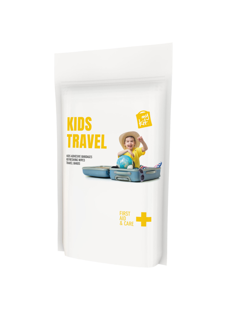 Kit publicitaire voyage enfant pochette papier MyKit