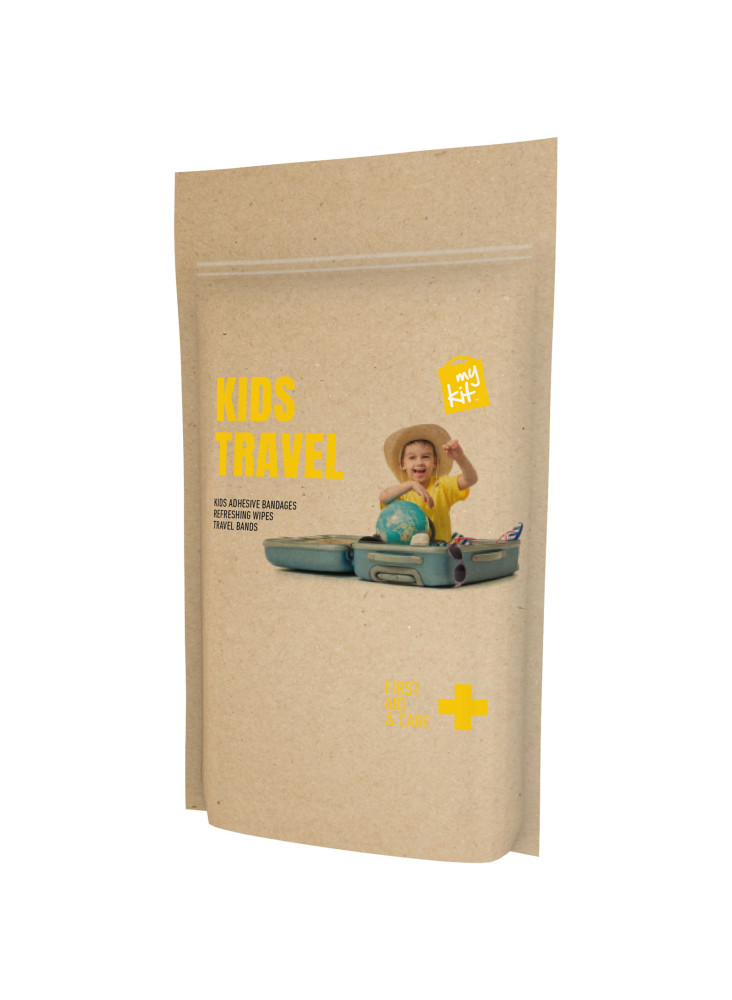 Kit publicitaire voyage enfant pochette papier MyKit